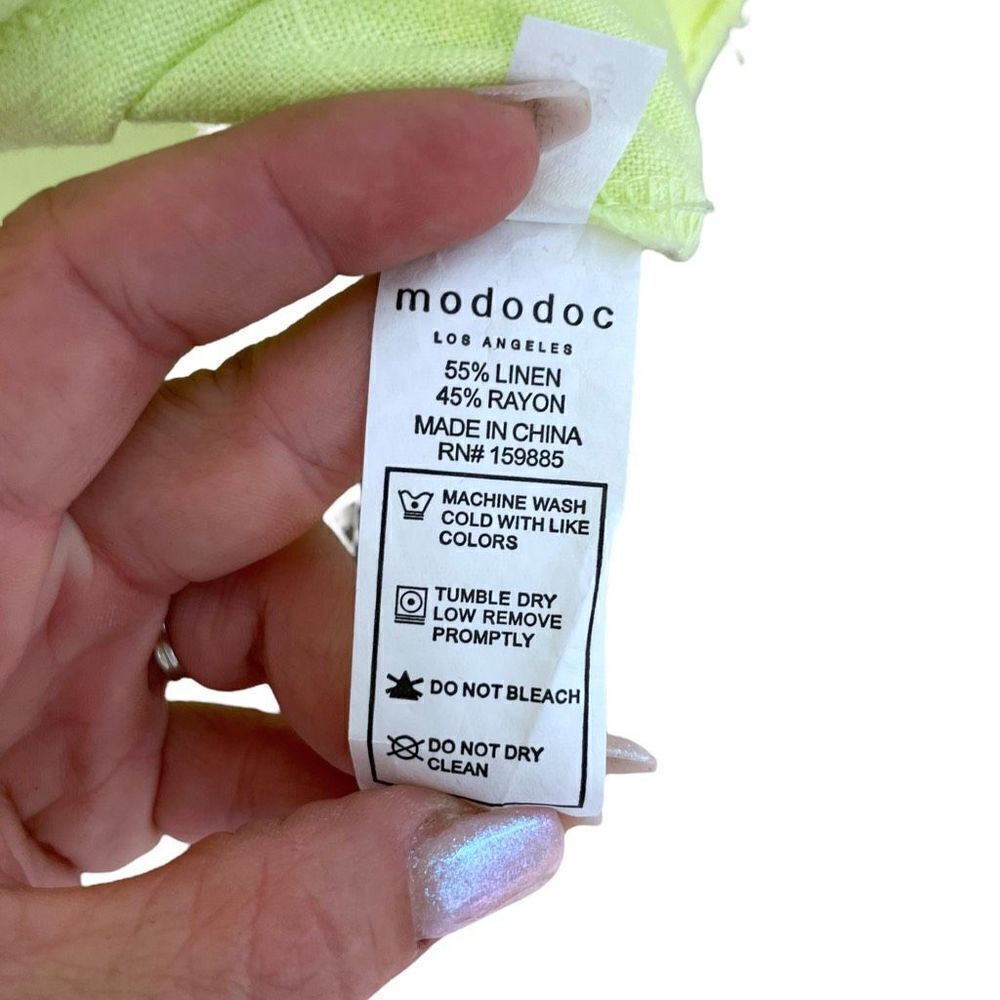 Mododoc Linen Blend Top - Picture 6 of 6